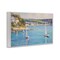 Stupell Industries Sailboats Of The Shore Framed Giclee Wall Art Design by LSR Design Studio